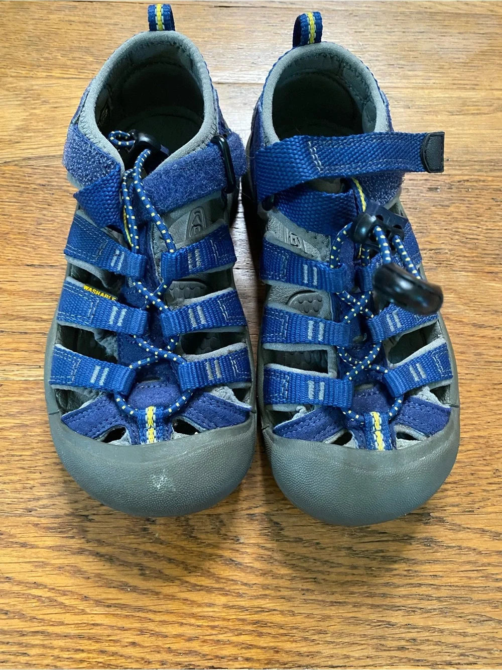 KEEN Newport H2 Kids Blue Gray Water Hiking Sandals Size 12